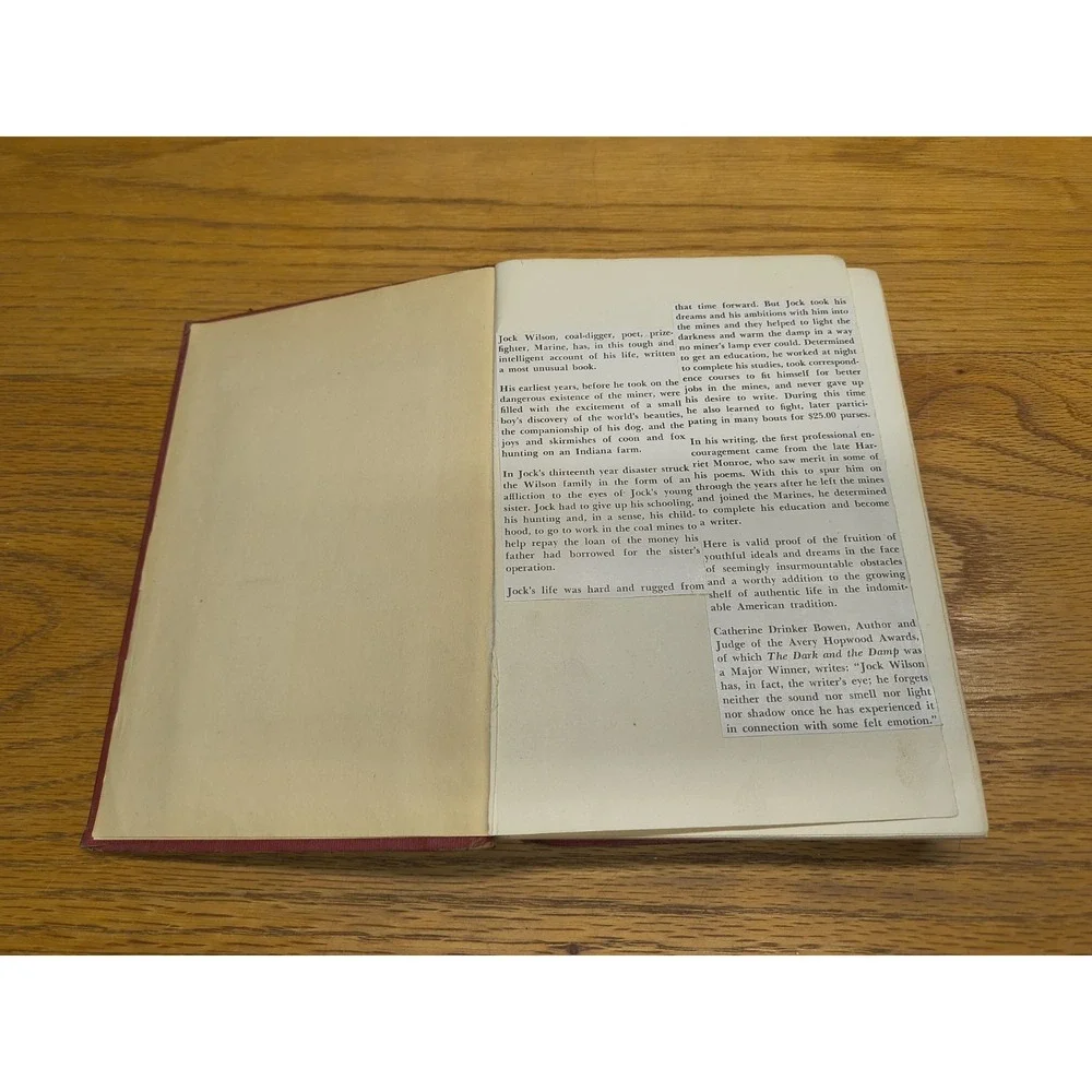 The Dark and the‎ Damp by Jock Wilson (1951, Dutton)